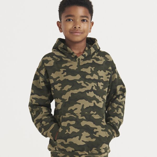 AWDis Kids Camo Hoodie Thumbnail